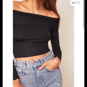 Free People Off the Shoulder Top